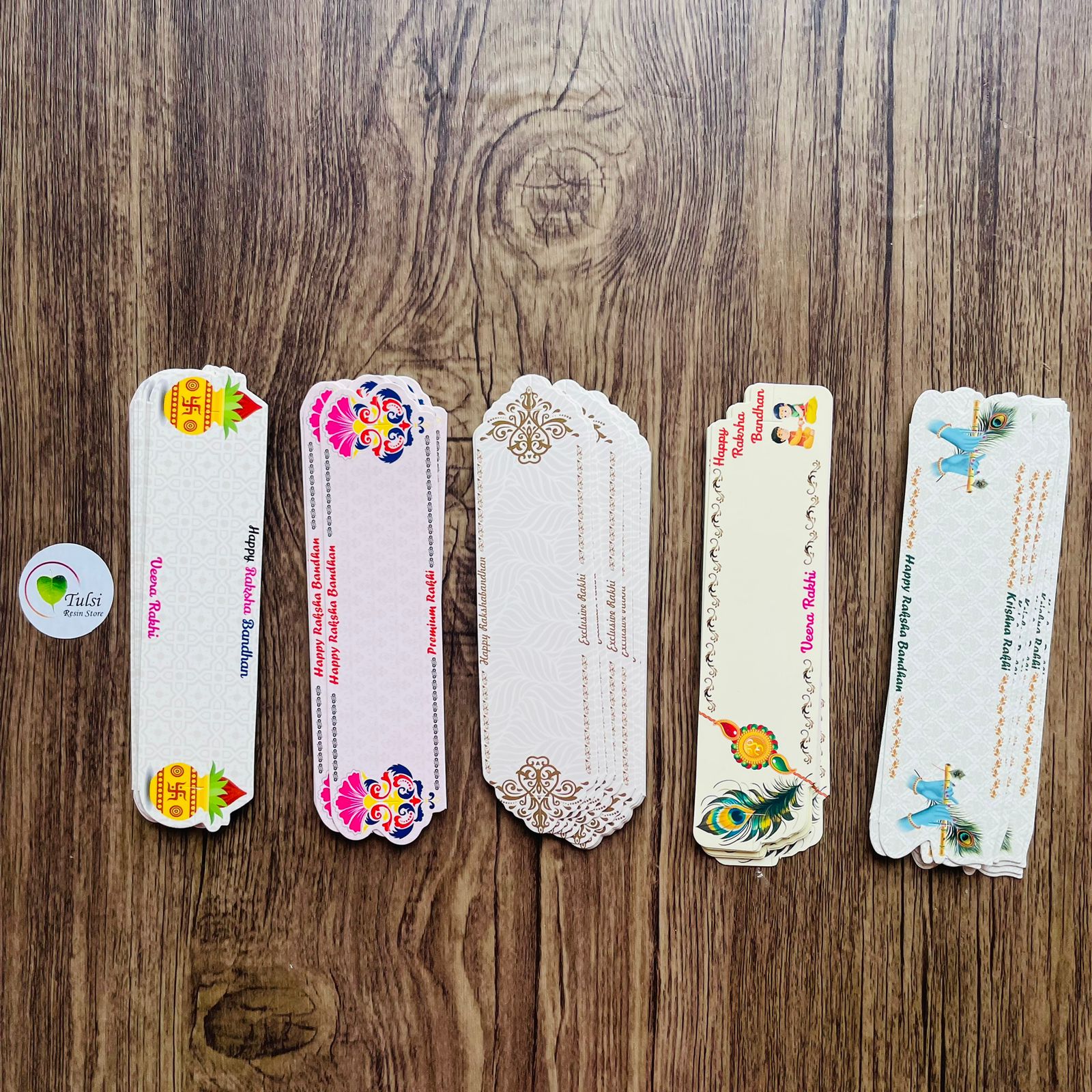 Rakhi Card With Transparent Bag Combo (B) - Small Mix