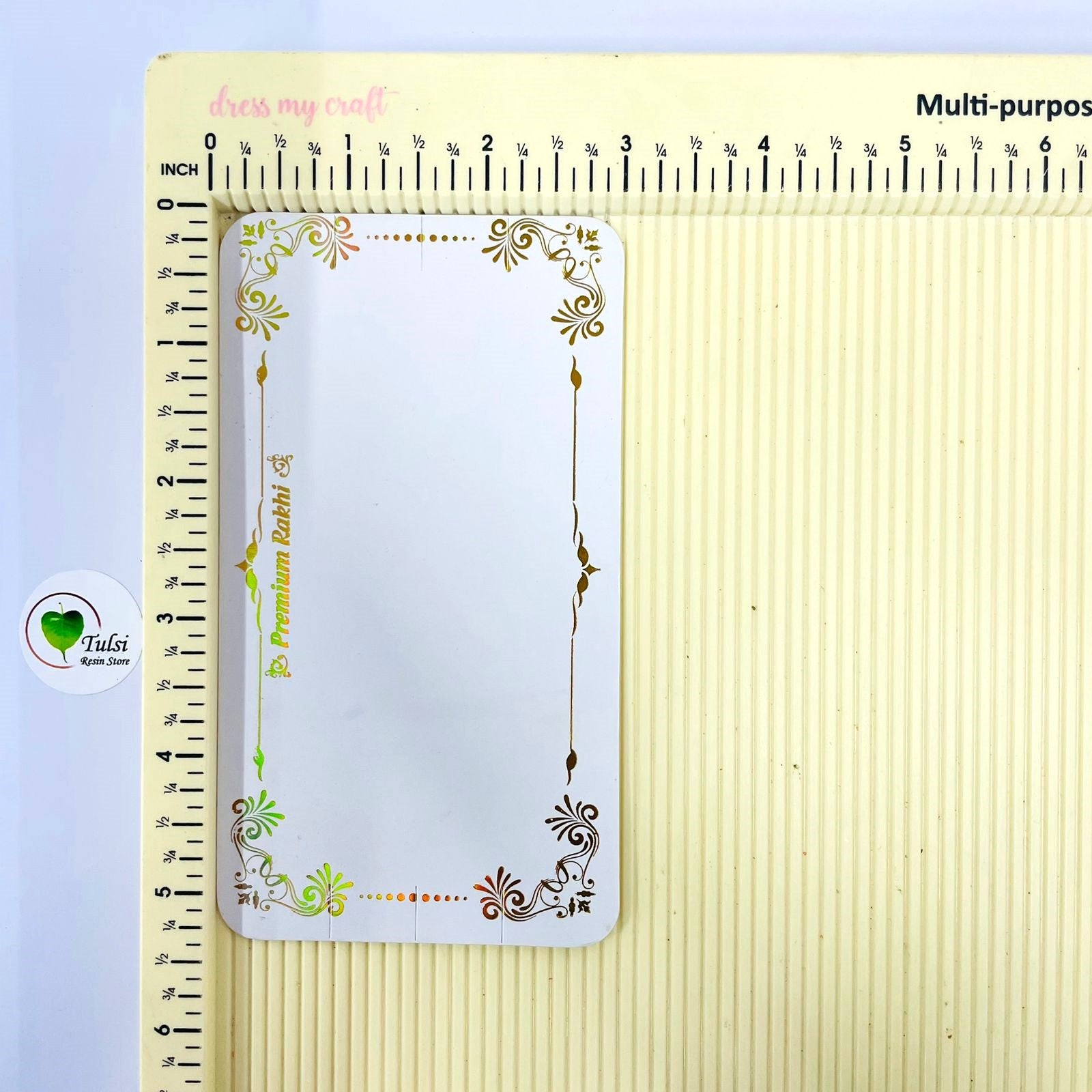 Rakhi Card With Transparent Bags (M)