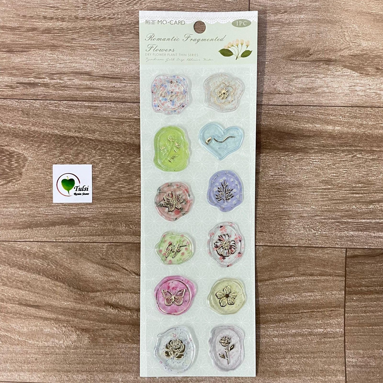 Transparent Wax Stamp Sticker (C)