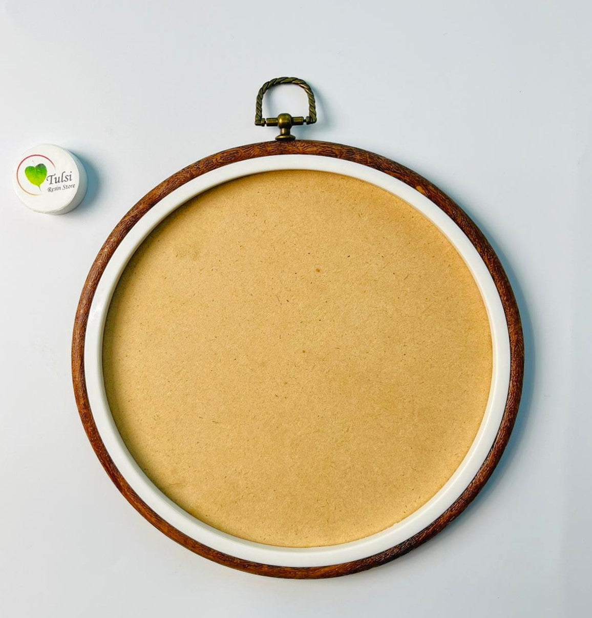 8" Round Embroidery Ring With Base