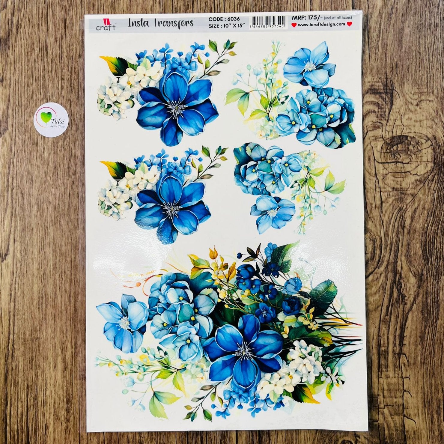 Water Transfer Sticker - Big (B)