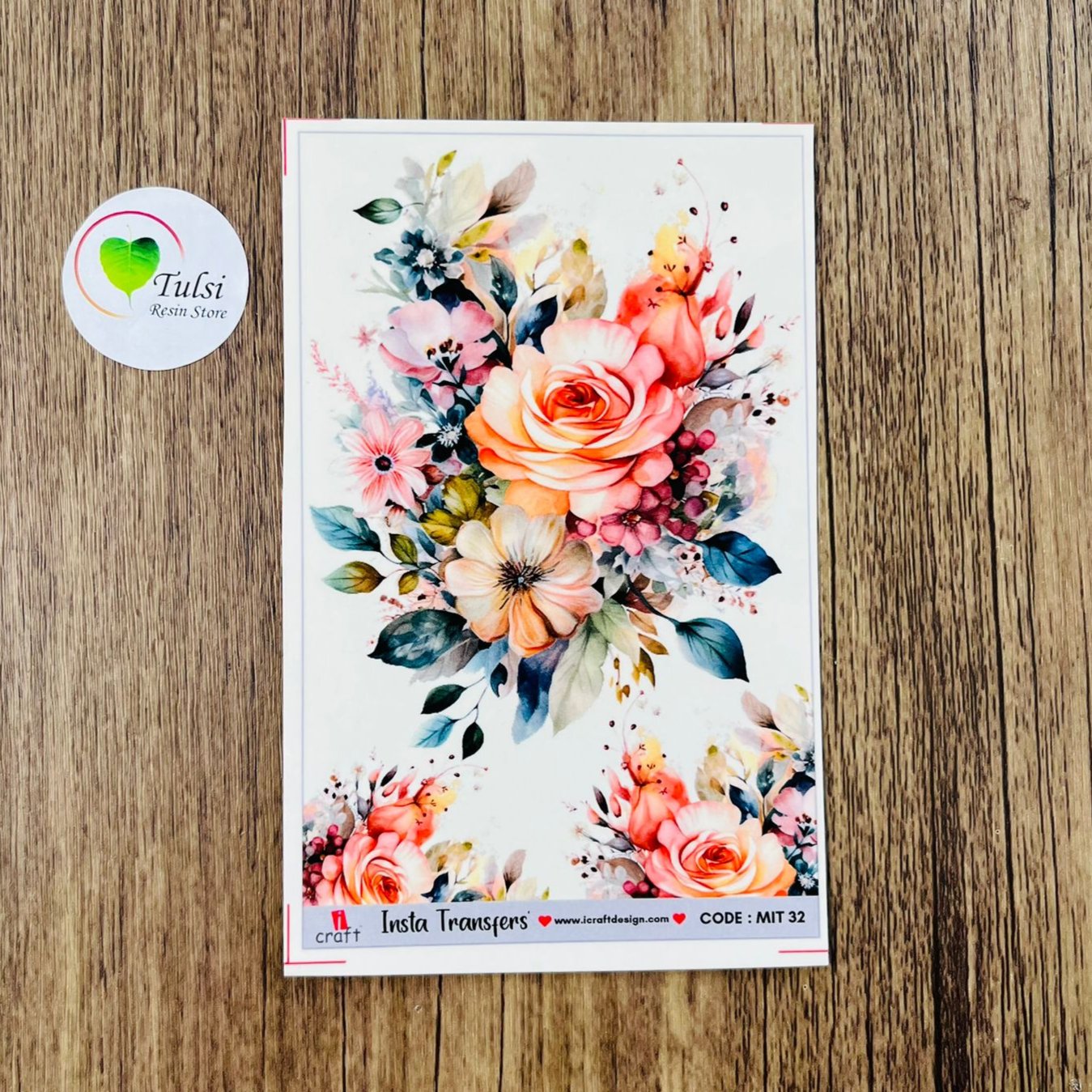 Water Transfer Sticker - Small (D)