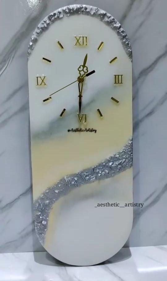 Long Oval MDF Clock Set (D)