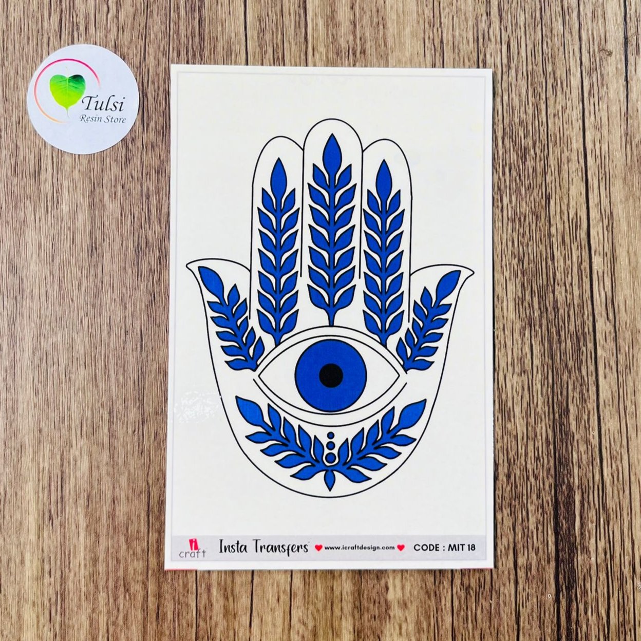 Water Transfer Sticker - Small (J)