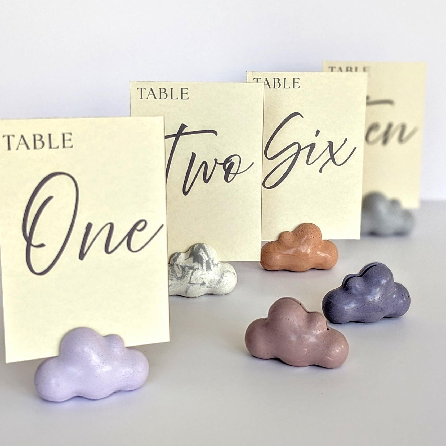 Card Holder Mould (C) - Fluffy Cloud