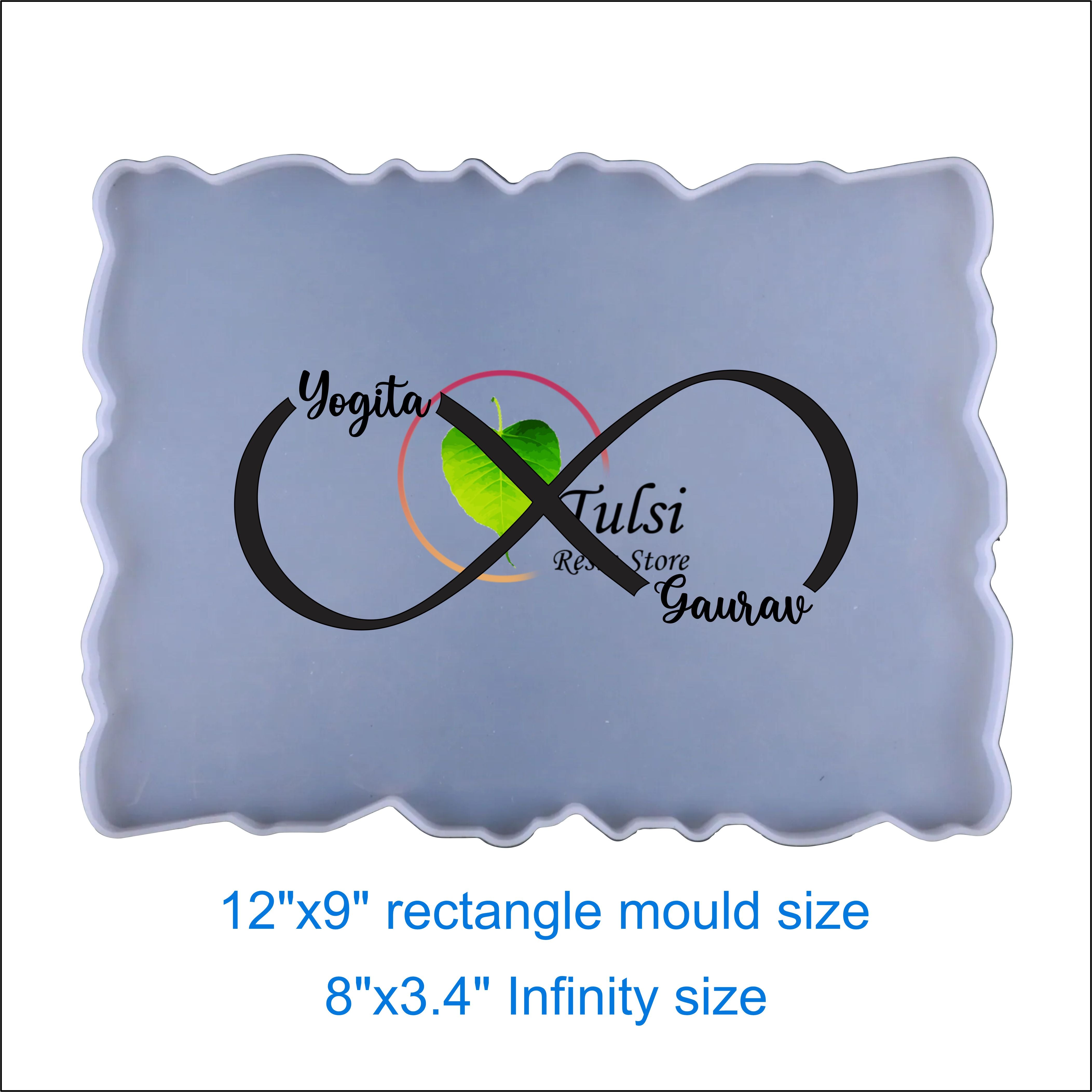 Custom Metal Sticker - Couple Infinity Frame