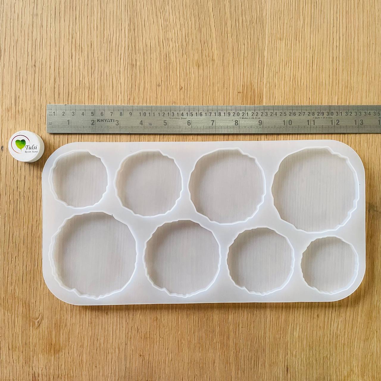 8 Cavity Agate Coaster Mould