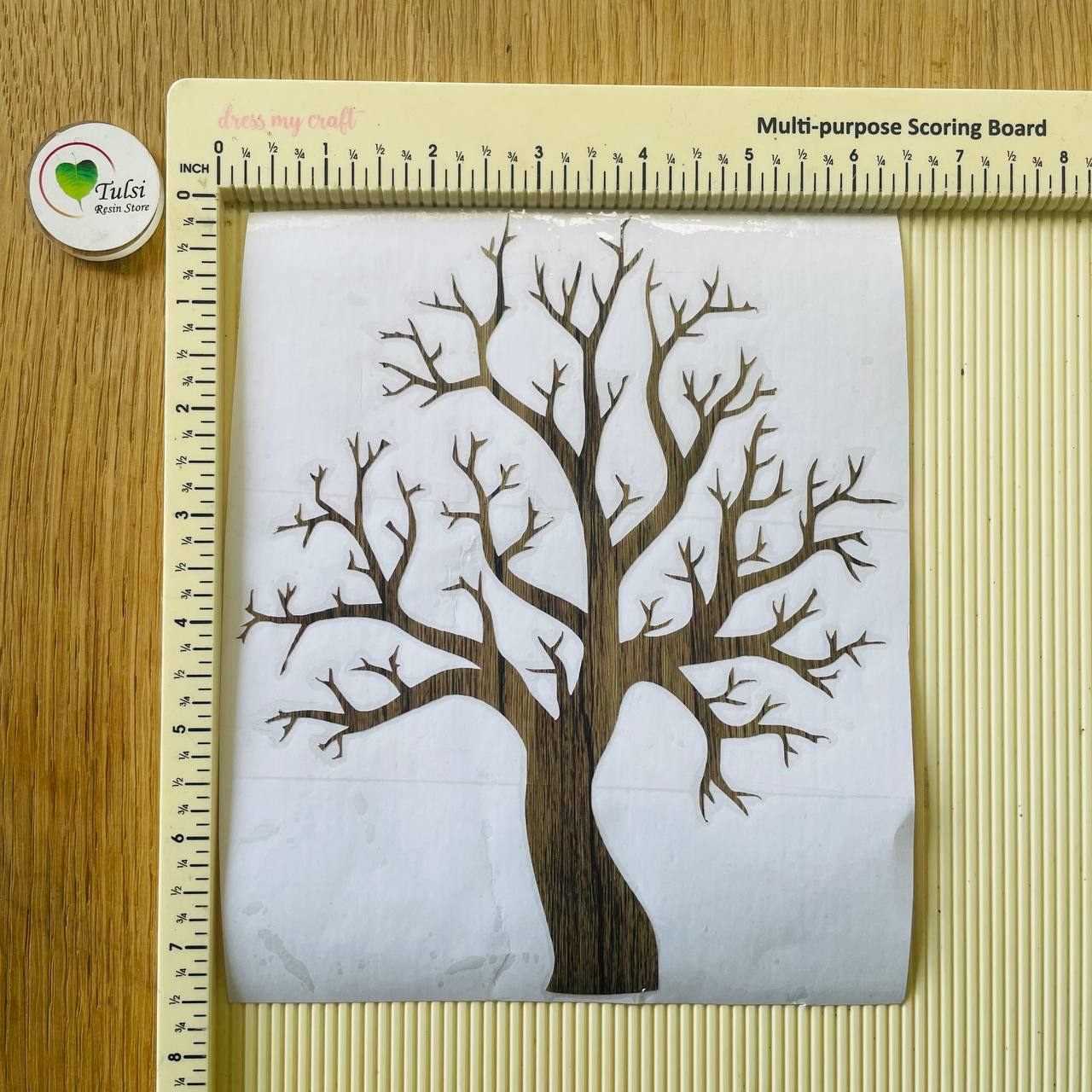 Vinyl Sticker Tree Trunk