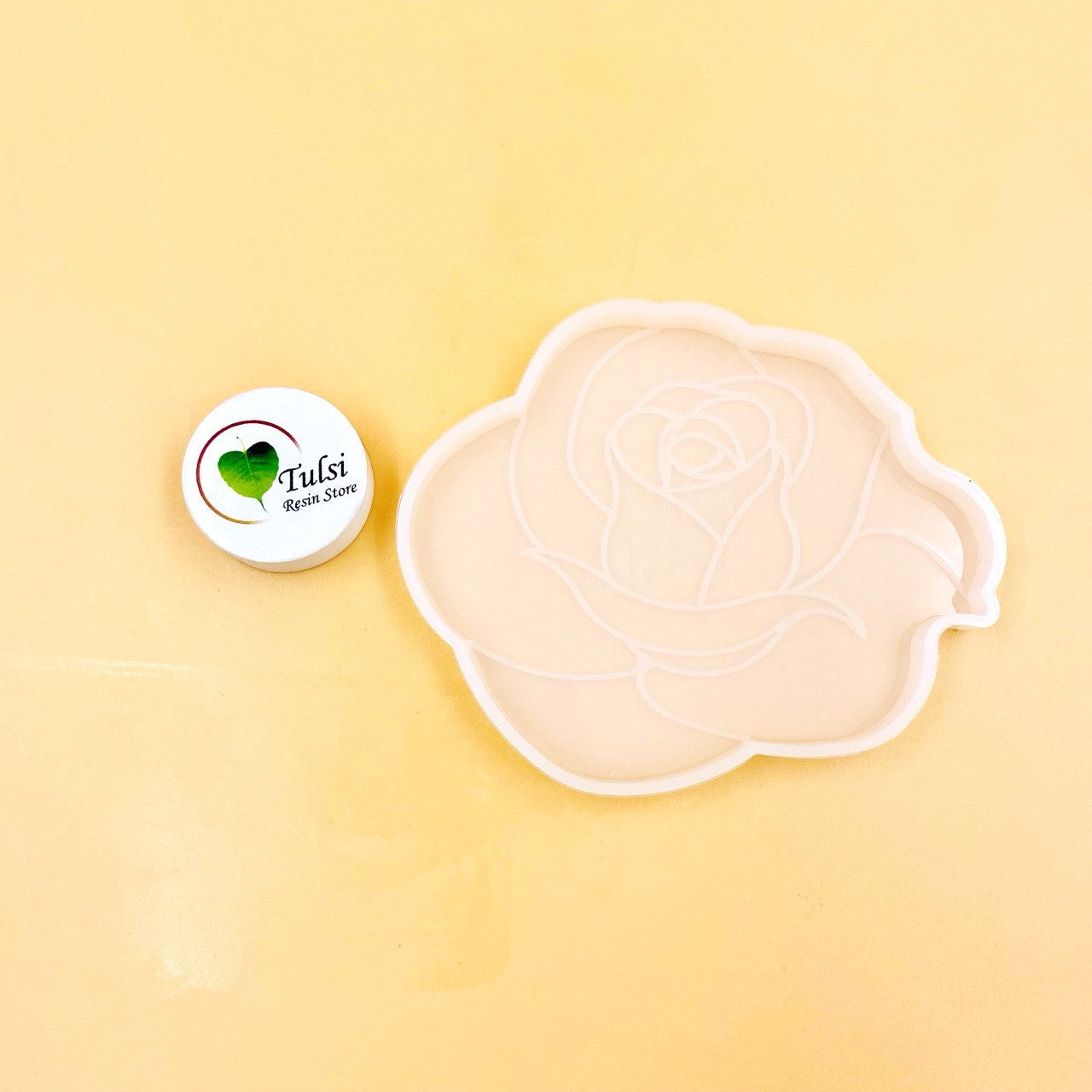 Floral Coaster Mould - Set of 4