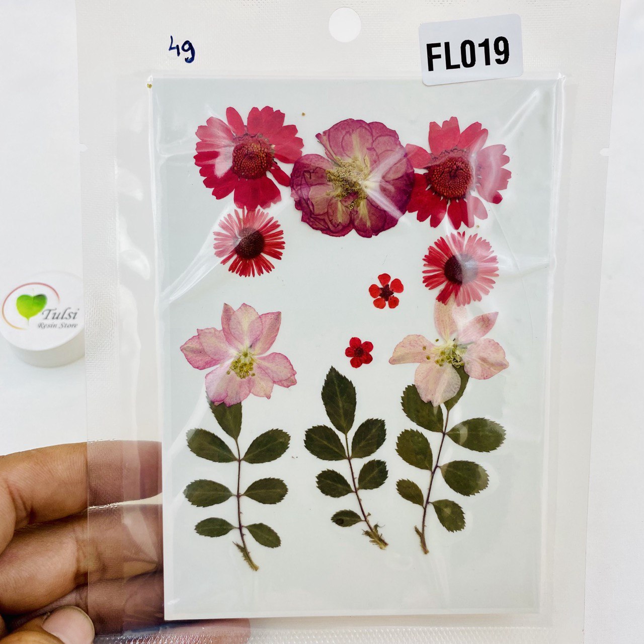 Small Pressed Flower Sheet P4