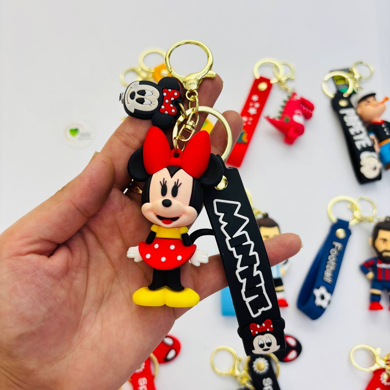 Fancy Rubber Keychains