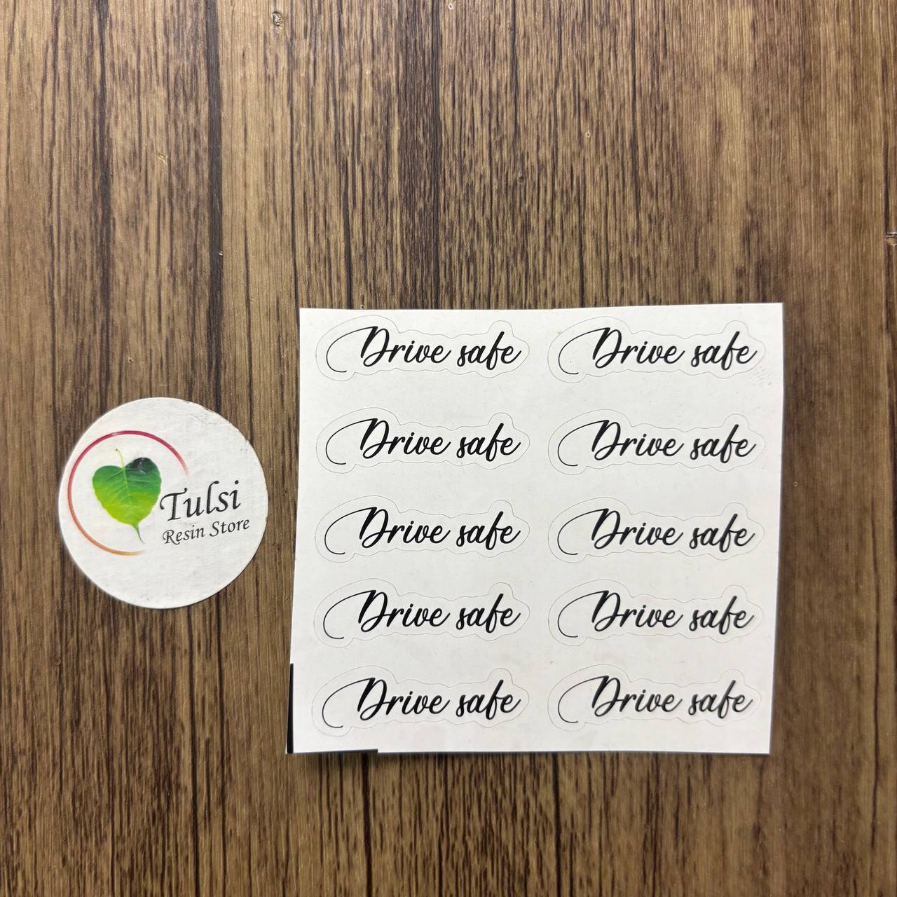 White Sticker - Drive Safe(10)
