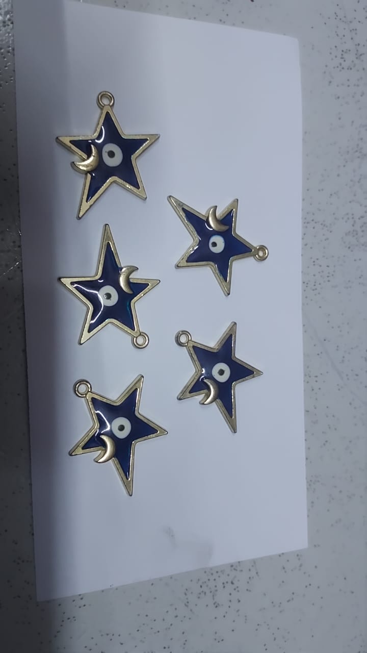 Star Evil Eye Charm (B)