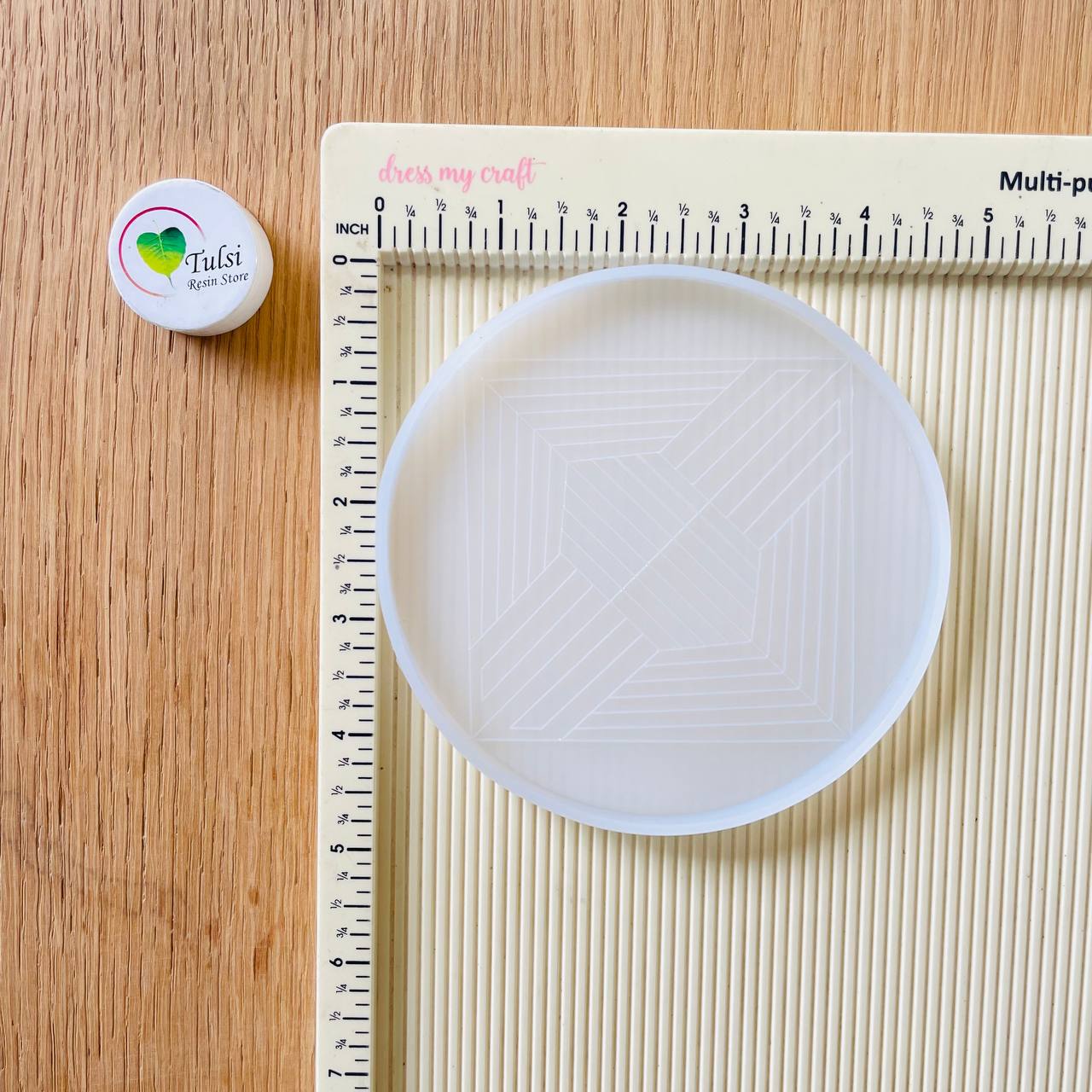 3 Pcs Texture Coaster Mould (A)