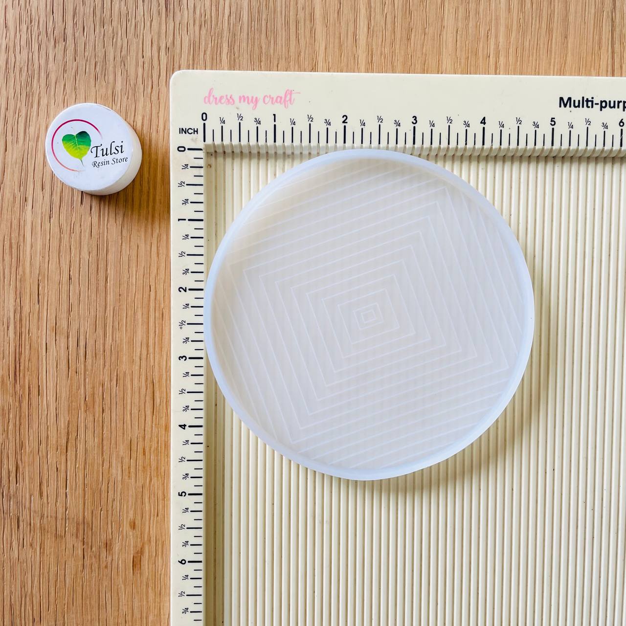 3 Pcs Texture Coaster Mould (A)