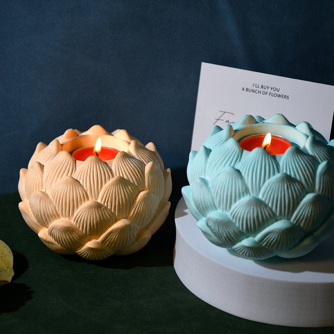 Jubepk Flower T-Light Holder Mould