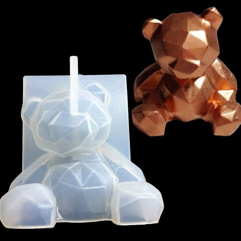 Teddy Bear Candle Mould (A)