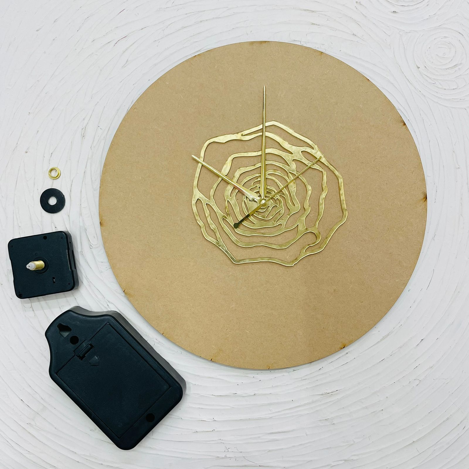 12" Rose Ring Clock Set