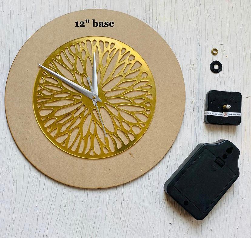 12" designer Ring Clock Set
