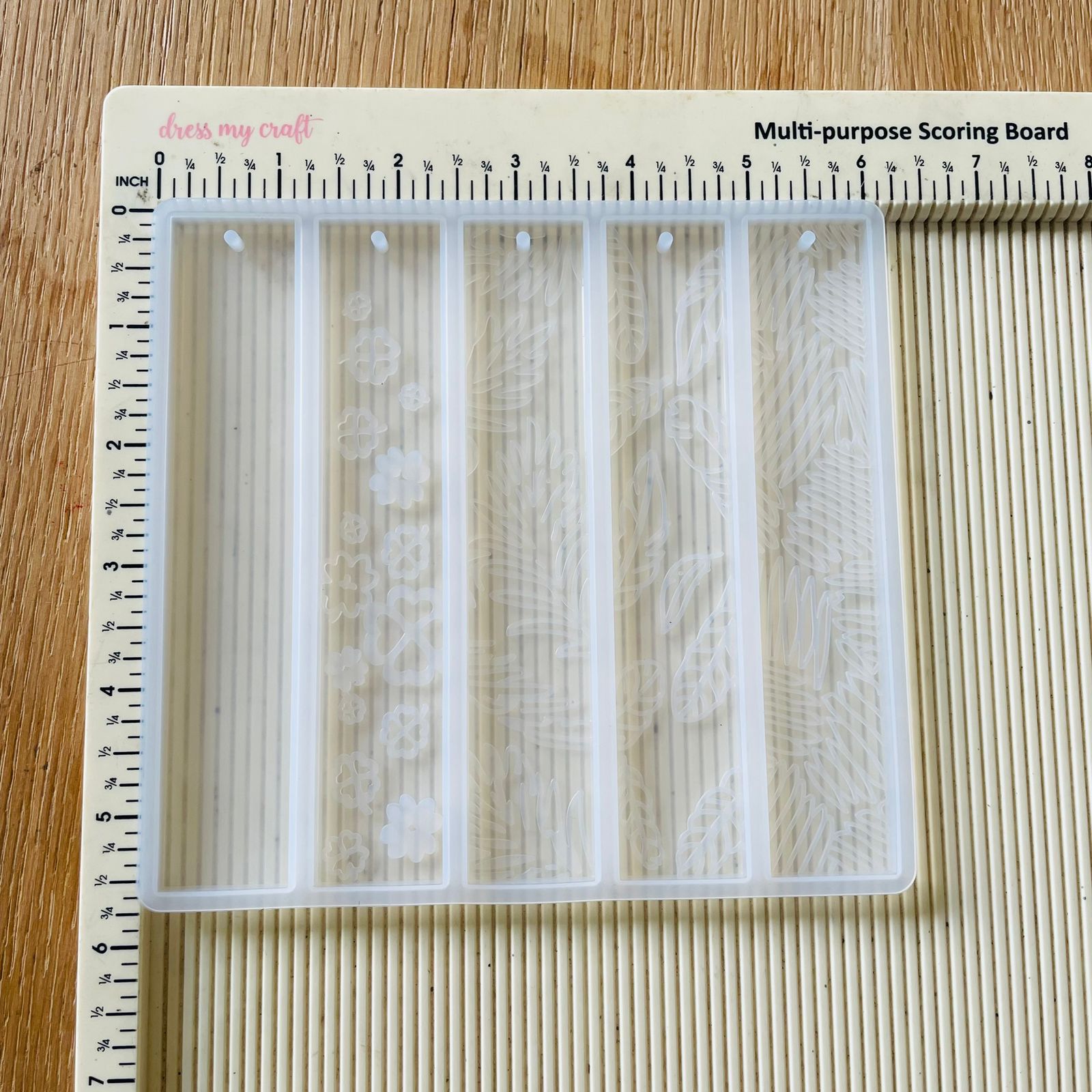 5 in 1 Engraved Bookmark Mould (A)