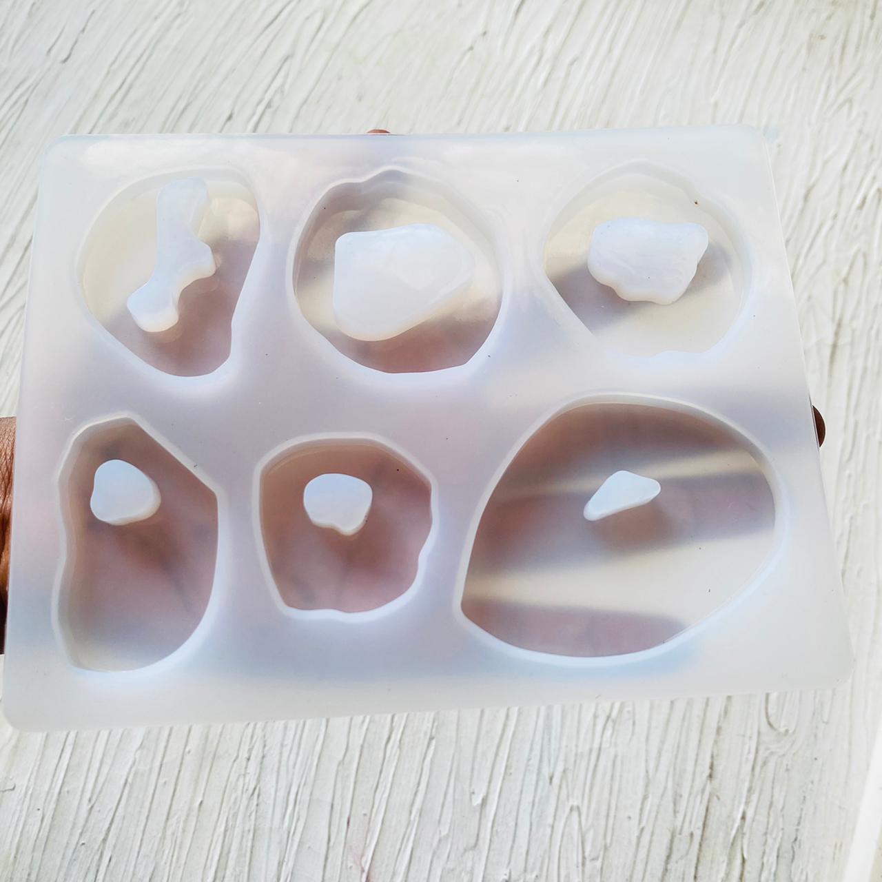 6 in 1 Agate Pendant Mould