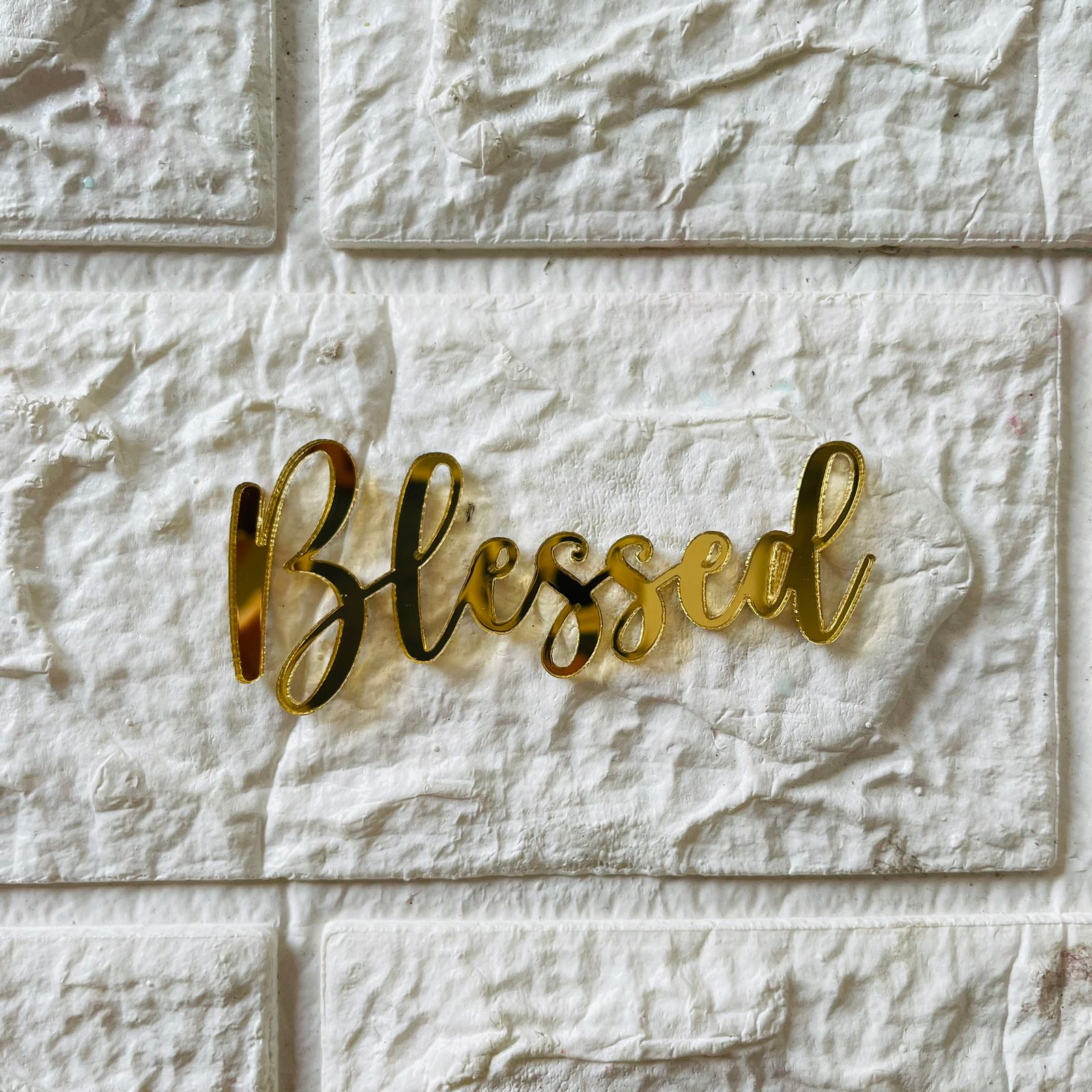 Acrylic cutout- Blessed