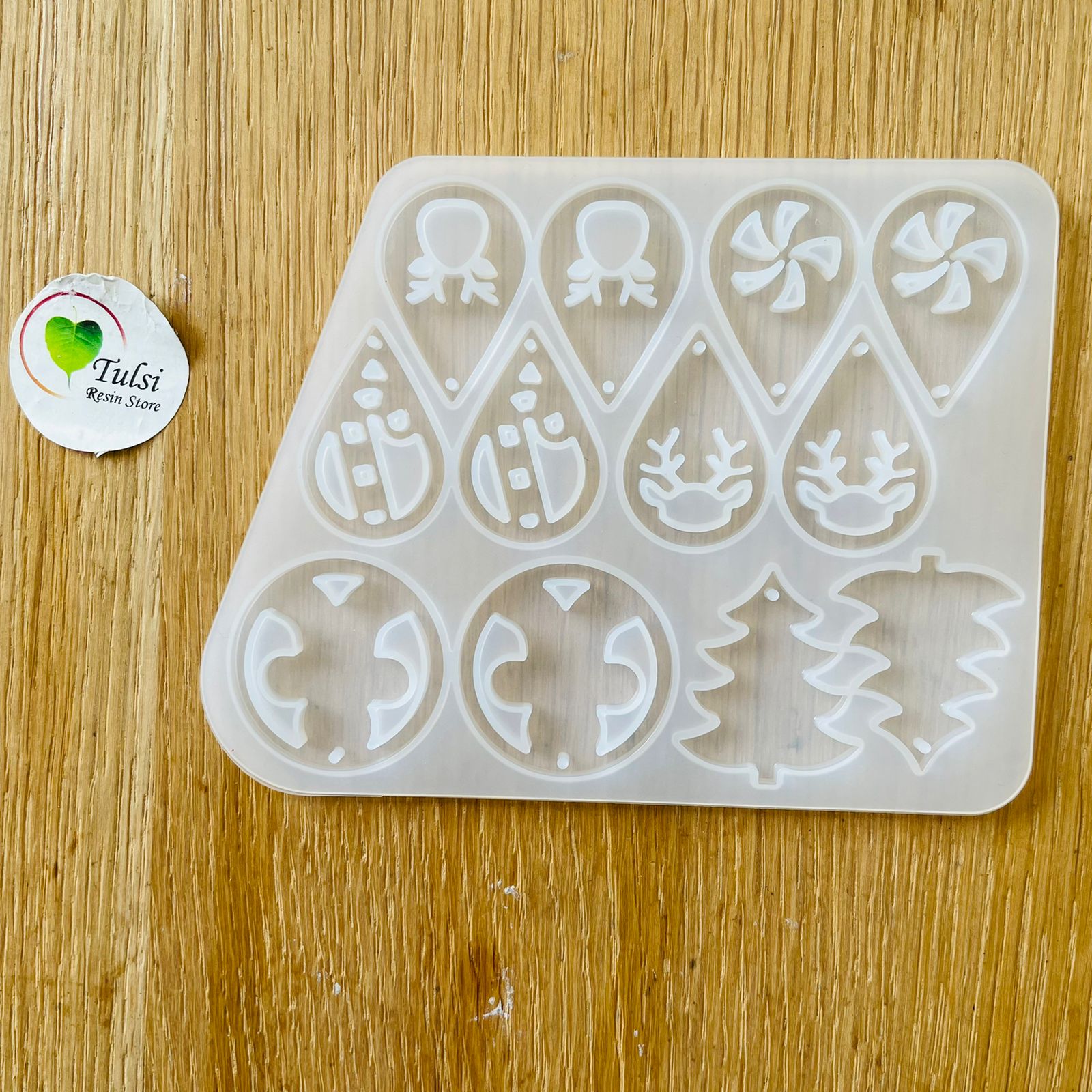 Christmas Theme Earring Mould (A)