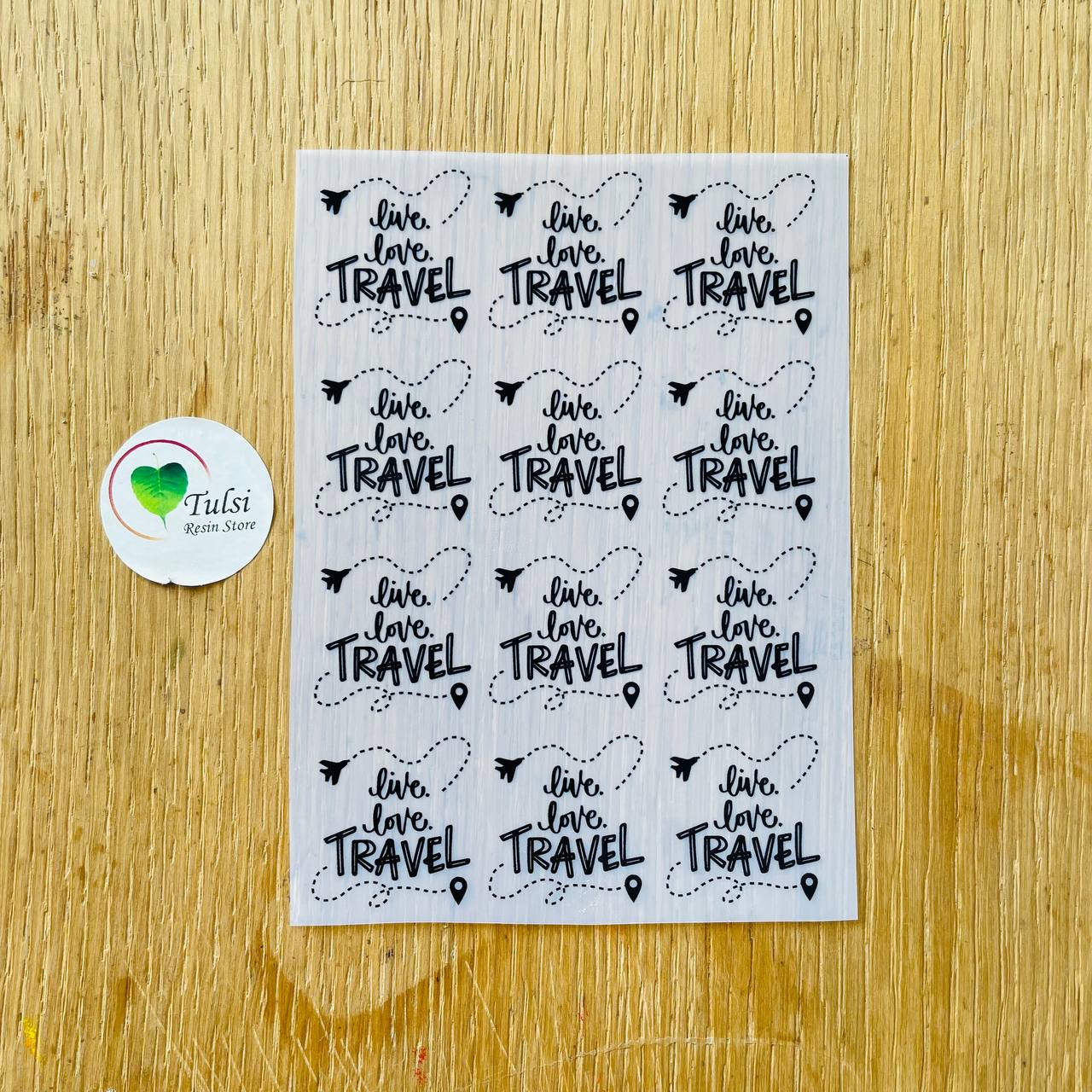 A6 Insert Sheet - Live Love Travel