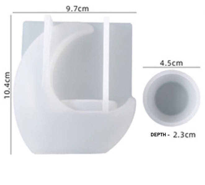 Moon T-Light Holder Mould