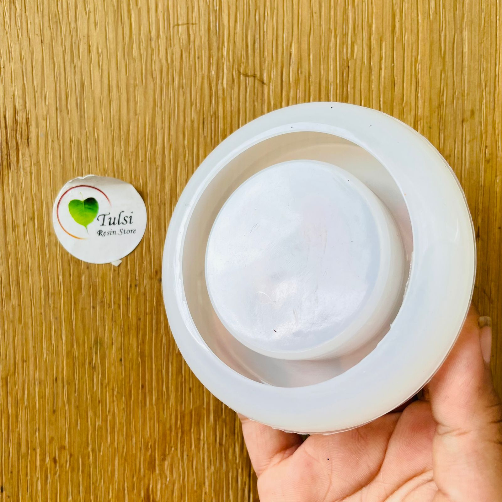 Round Ash Tray / T-Light Holder Mould (Set of 4)