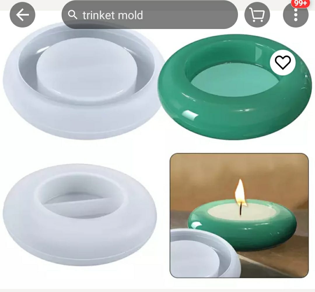 Round Ash Tray / T-Light Holder Mould