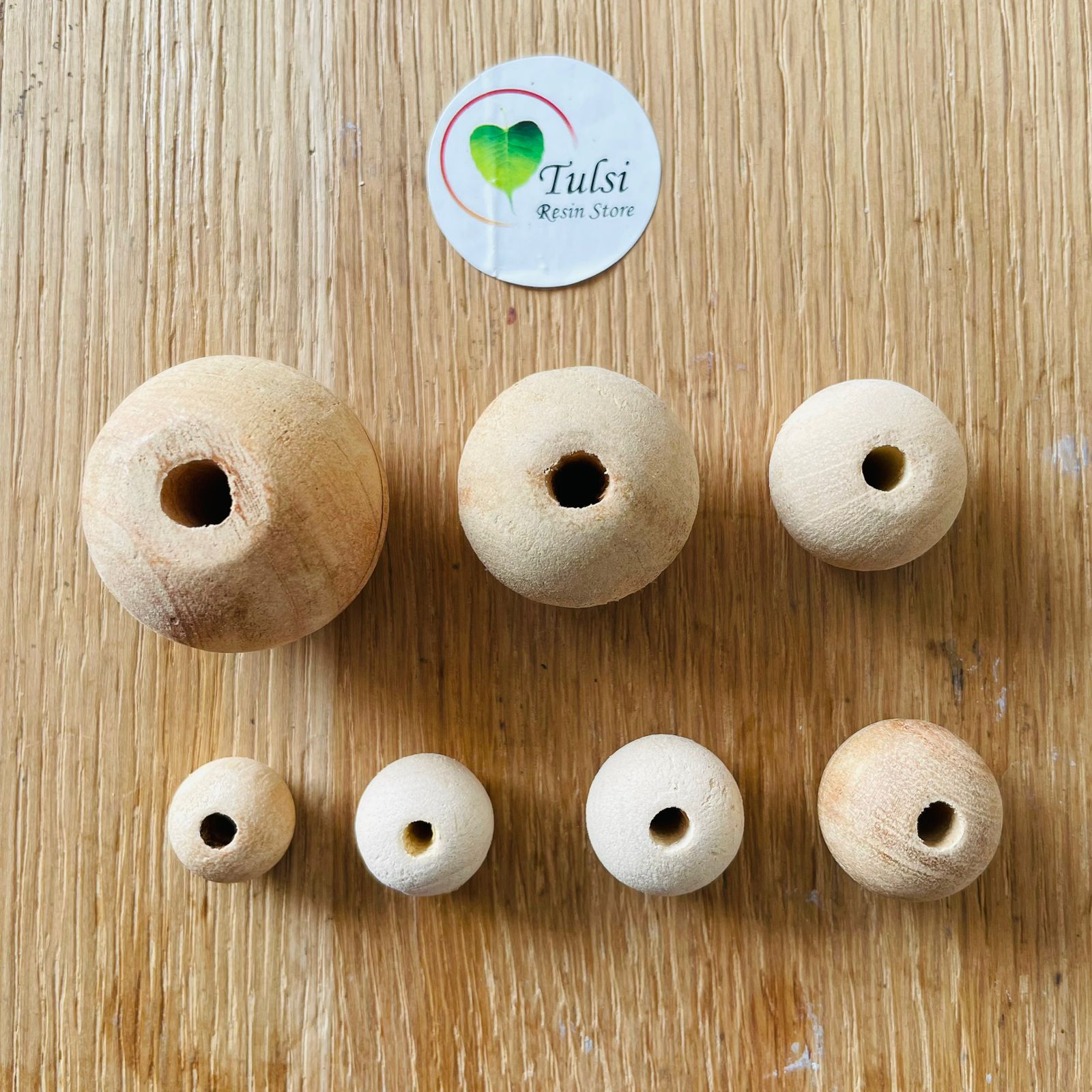 Round Wooden Beads For Macrame