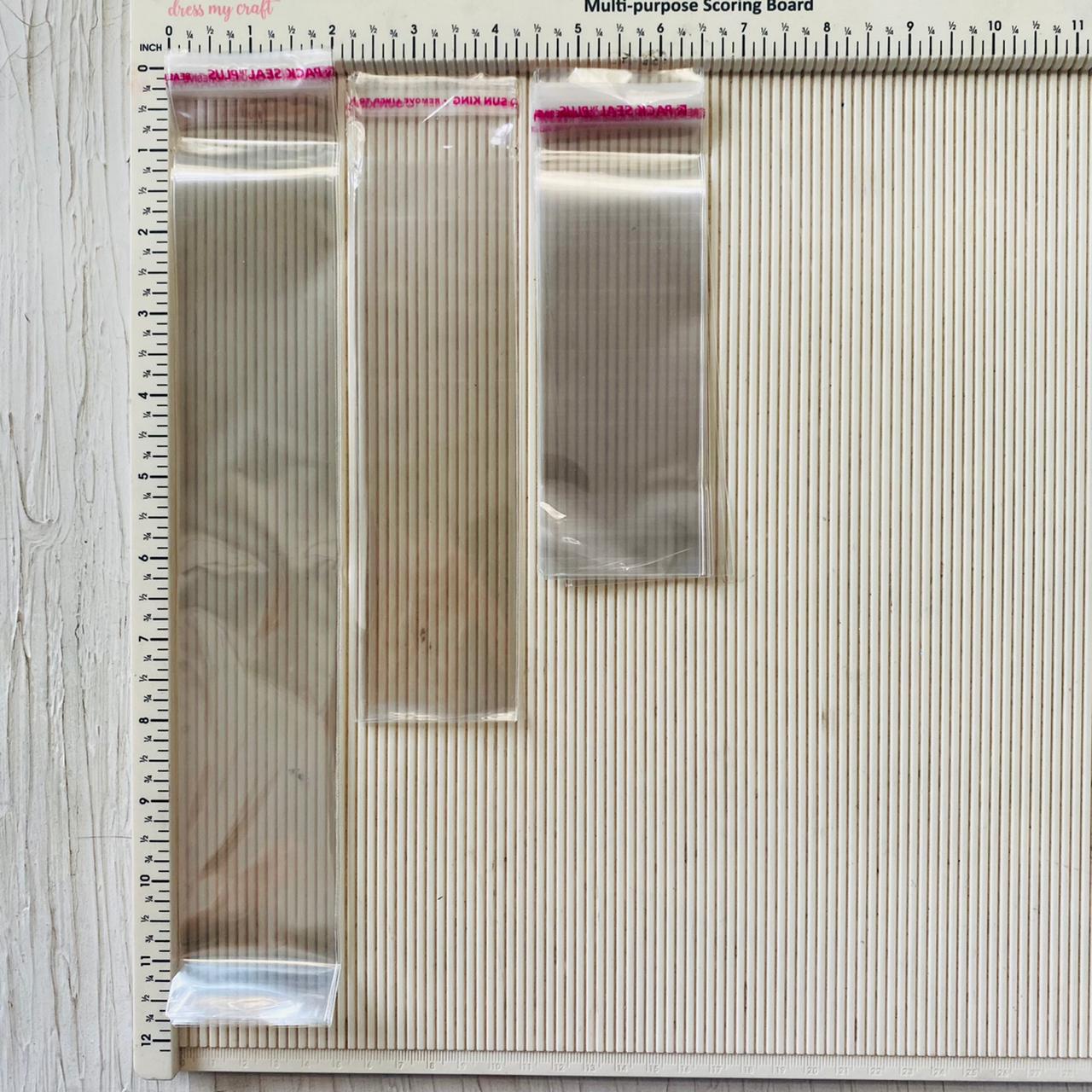 Transparent Plastic - Long (20pcs)