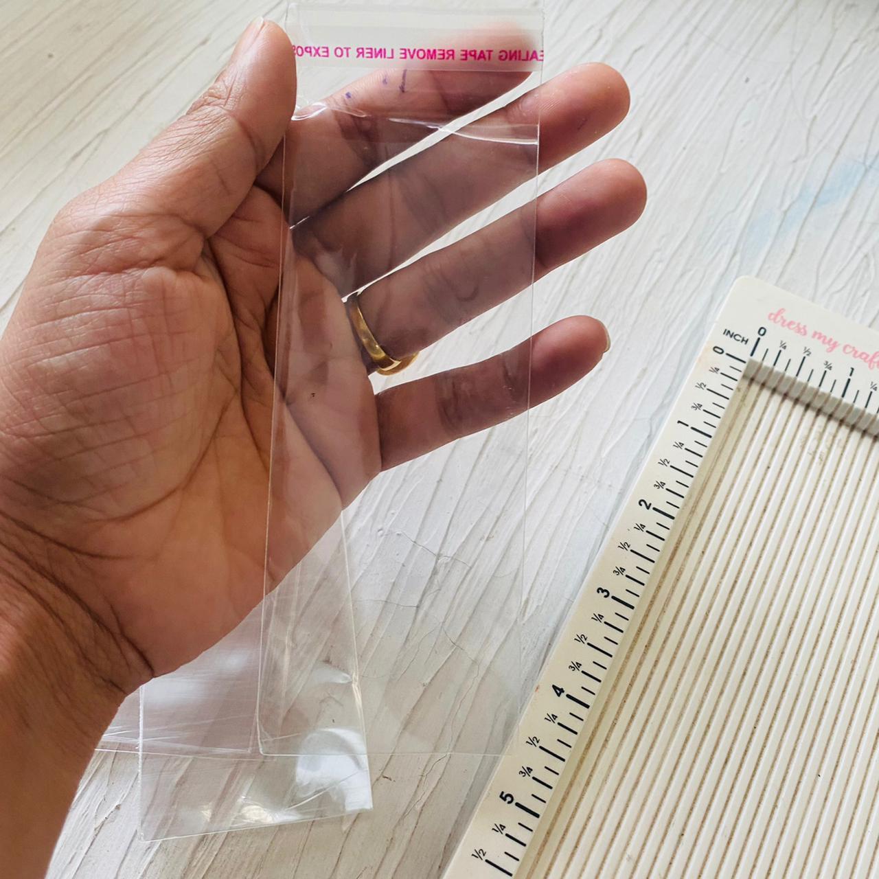 Transparent Plastic - Long (20pcs)