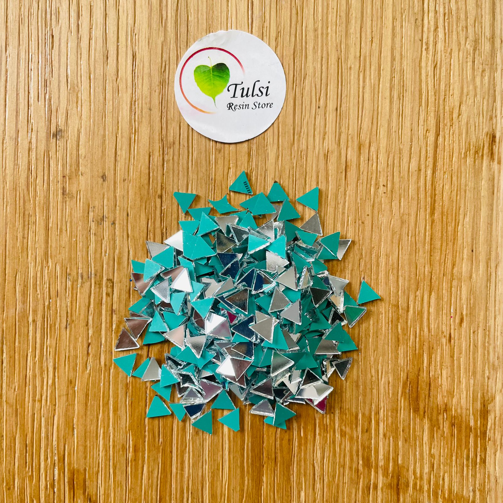 Triangle Shape Glass Mirror For Different Craft