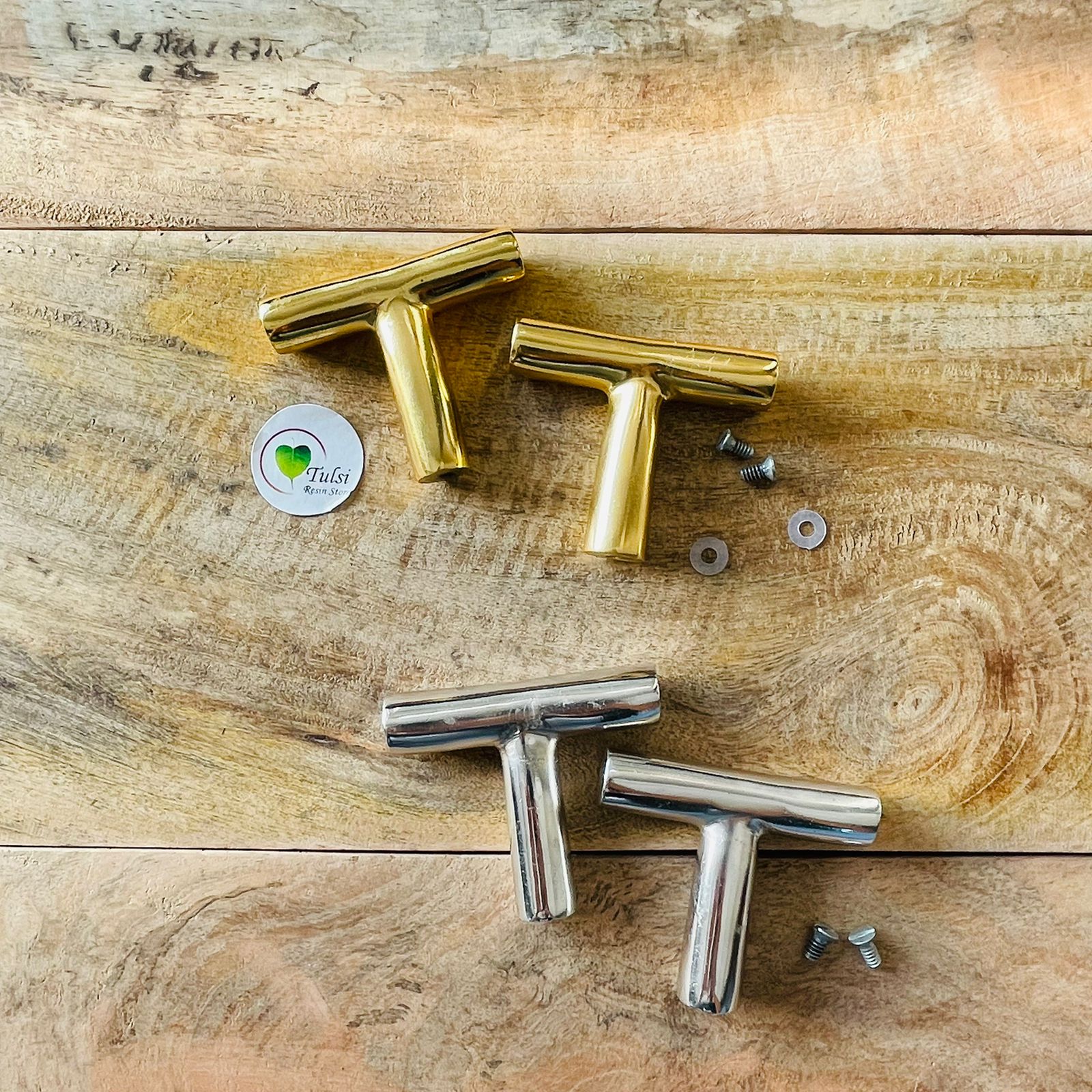 T Shape Metal Tray Handle - Heavy