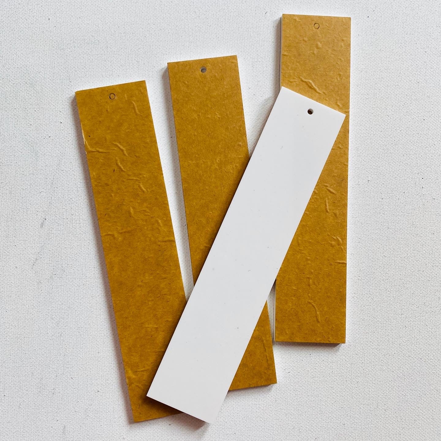 White Acrylic Bookmark