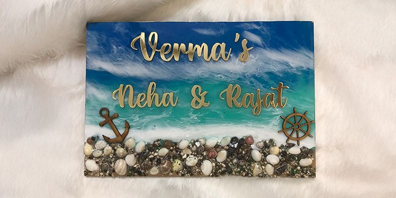 Name plate by heena jadwani