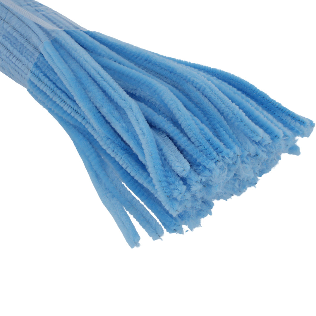 Plain Pipe Cleaners (L) - Sky Blue