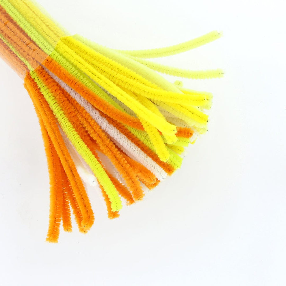 Plain Pipe Cleaners (Y) - M.C Mix Yellow