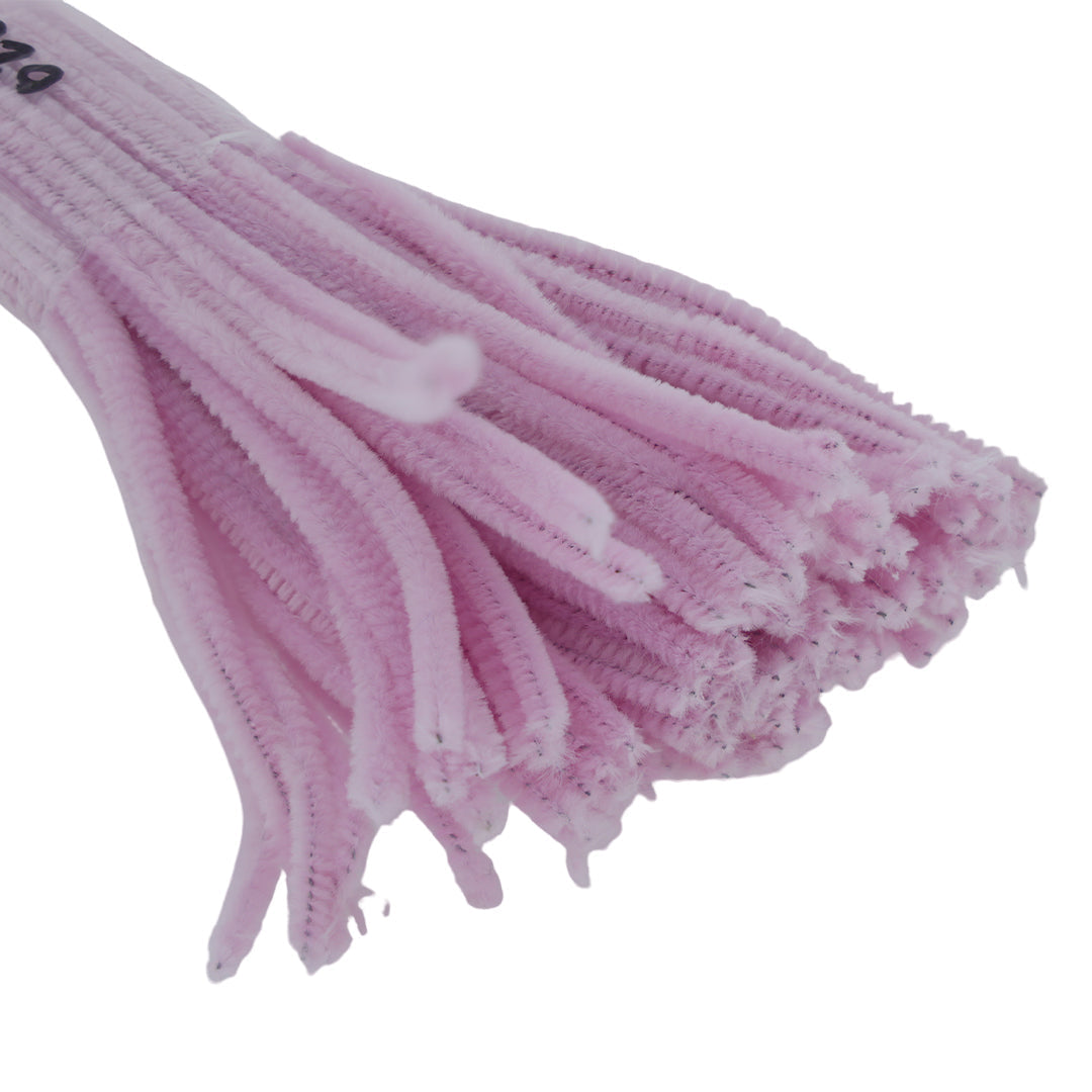 Plain Pipe Cleaners (J) - L.Pink