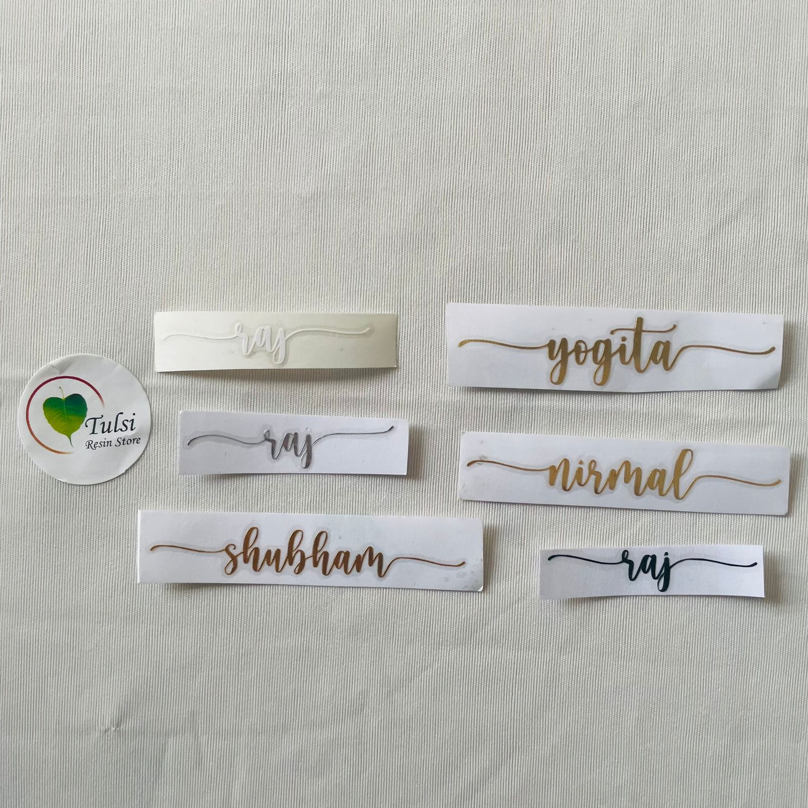 Custom Vinyl - Designer Single Name