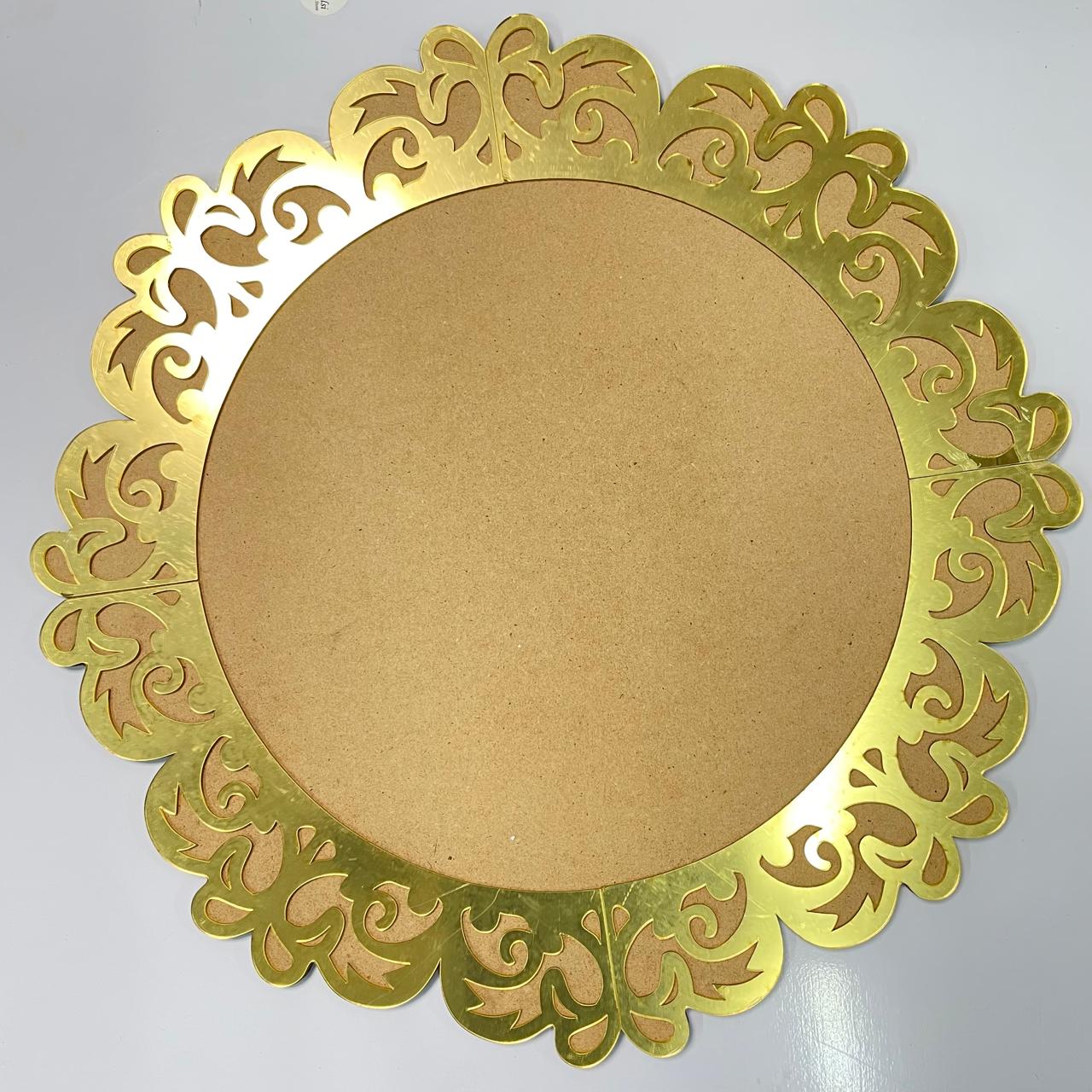 24" Designer Base With Border (B) | Tulsi Resin