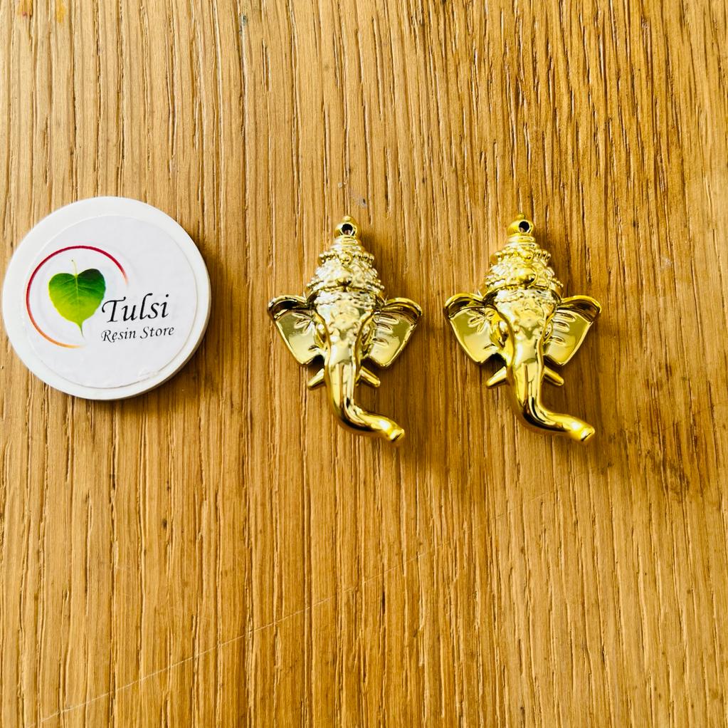 3D Golden Ganesha - Medium