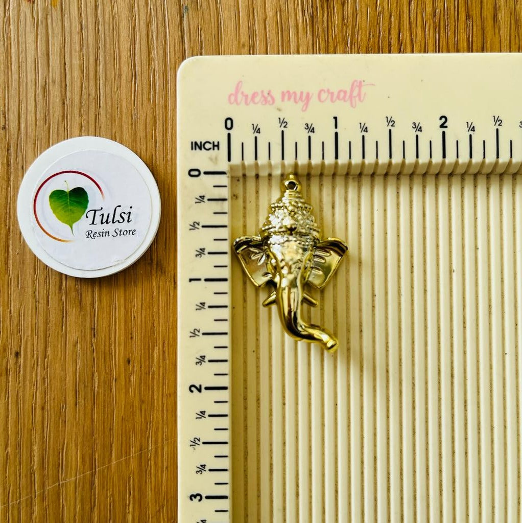 3D Golden Ganesha - Medium