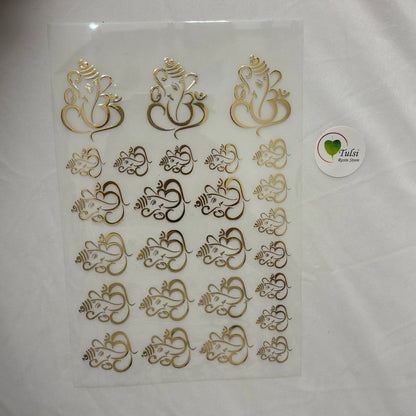 Gold Insert Sheet - Ganesha (C)