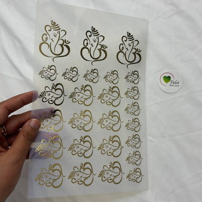 Gold Insert Sheet - Ganesha (C)