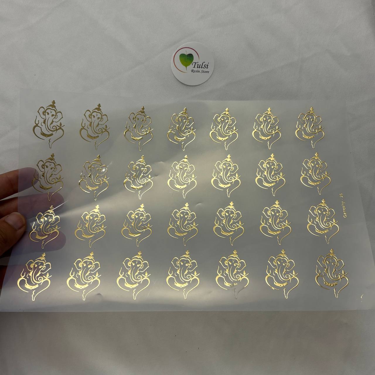 Gold Insert Sheet - Ganesha (A)
