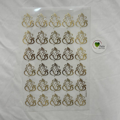 Gold Insert Sheet - Ganesha (B)