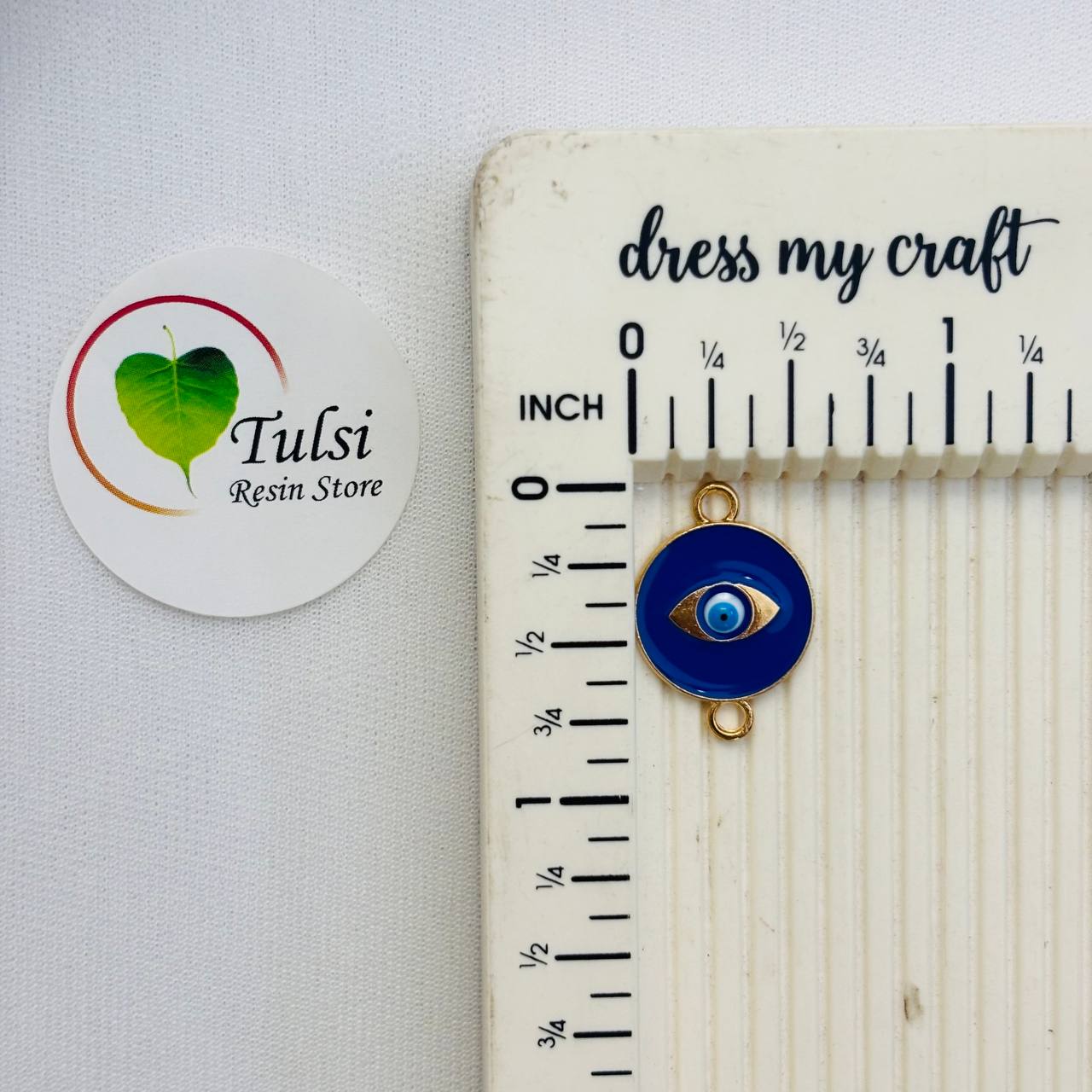 Evil Eye Charm With Two Hooks - C